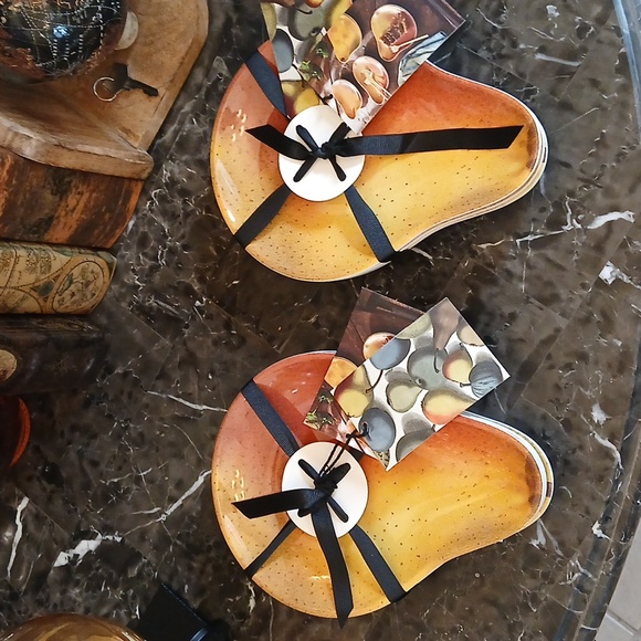 New John Derian x Target 8pc Melamine Pear Shaped Dessert Plates 9"x7" - Picture 13 of 17